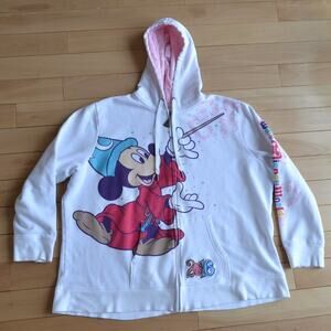 Disney Parks Fantasia Micky Full Zip Hoodie
